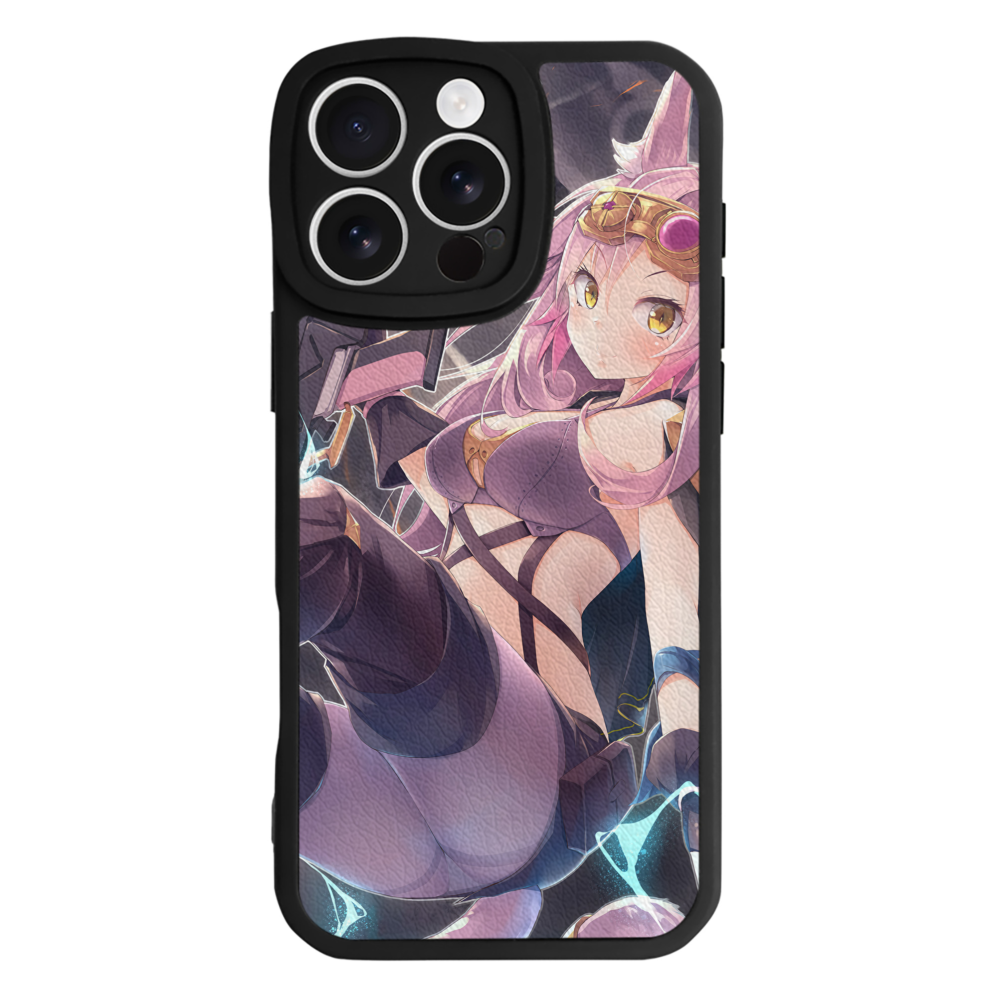 （画像用） 遊☆戯☆王 Yu-Gi-Oh! 【iPhone 16シリーズ対応】シリコンスマホケース（レザー調） 材質：シリコン